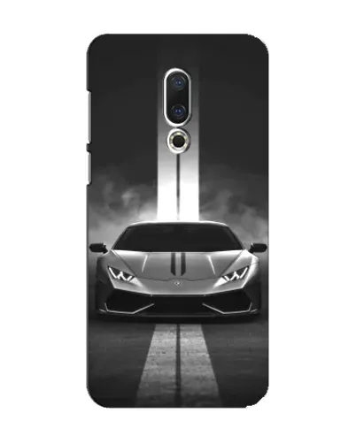 Чехол для Meizu 15 с картинкой «Lamborghini симметрия дорог»