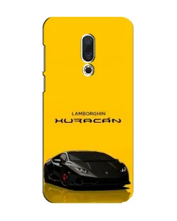 Чехол для Meizu 15 с картинкой «Lamborghini Huracan черный»