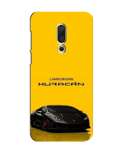 Чехол для Meizu 15 с картинкой «Lamborghini Huracan черный»