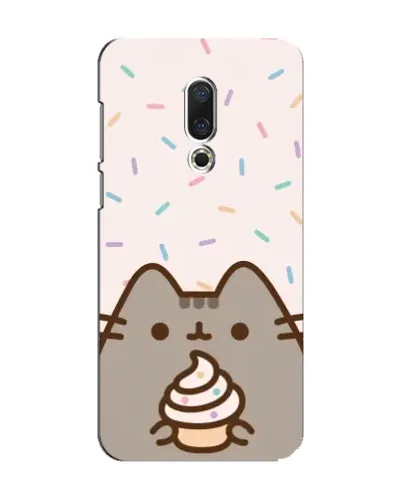 Чехол для Meizu 15 с картинкой «Пушин с кексом»