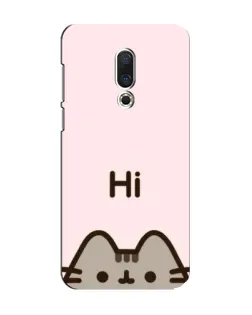 Чехол для Meizu 15 с картинкой «Пушин говорит Hi» Чехол для Meizu 15 с картинкой «Пушин говорит Hi»