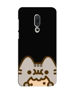 Чехол для Meizu 15 с картинкой «Пушин на черном»