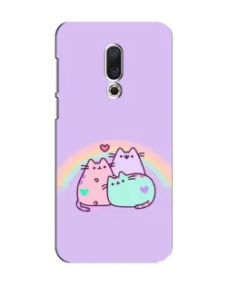 Чехол для Meizu 15 с картинкой «Радужные Пушины»
