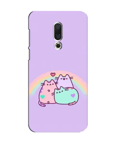 Чехол для Meizu 15 с картинкой «Радужные Пушины»