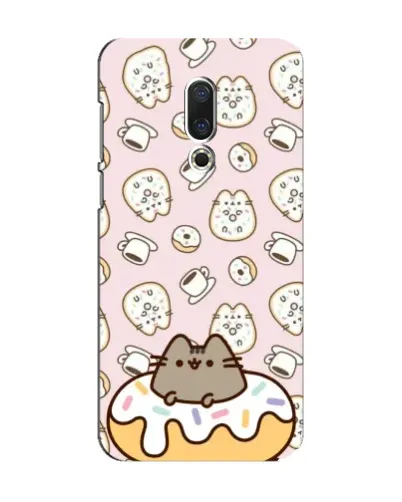 Чехол для Meizu 15 с картинкой «Пушин на пончике»