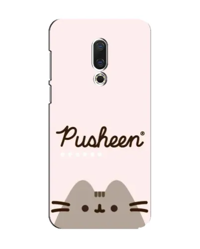 Чехол для Meizu 15 с картинкой «Pusheen логотип»