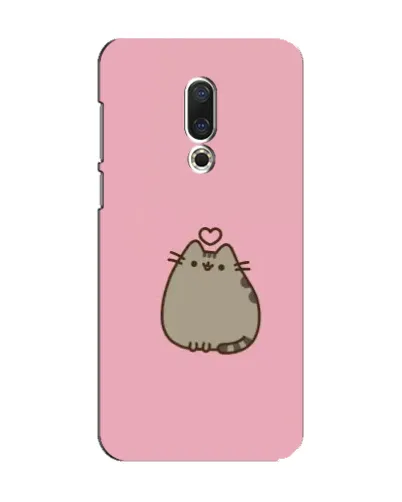 Чехол для Meizu 15 с картинкой «Pusheen сердце»