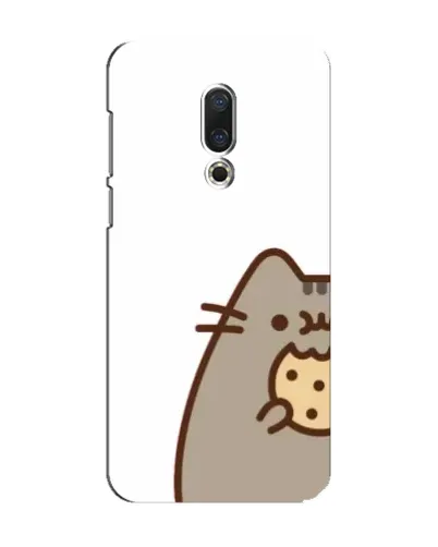 Чехол для Meizu 15 с картинкой «Пушин с печеньем»