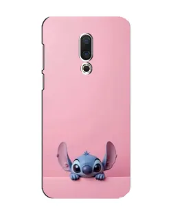 Чехол для Meizu 15 с картинкой «Stitch выглядывает»