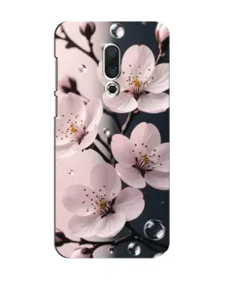 Чохол для Meizu 15 з картинкою «Ніжня сакура та краплі»