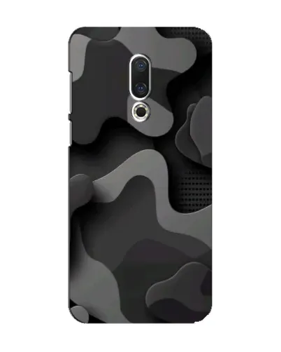 Чохол для Meizu 15 з картинкою «Темний абстрактний камуфляж»