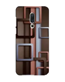 Чохол для Meizu 15 з картинкою «Коричневі об'ємні квадрати» Чохол для Meizu 15 з картинкою «Коричневі об'ємні квадрати»