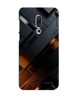 Чохол для Meizu 15 з картинкою «Чорні геометричні блоки» Чохол для Meizu 15 з картинкою «Чорні геометричні блоки»