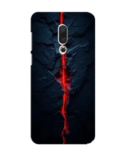 Чохол для Meizu 15 з картинкою «Червона лавова тріщина»