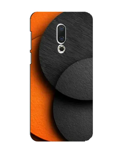 Чохол для Meizu 15 з картинкою «Геометрія помаранчевих кіл»