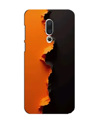 Чохол для Meizu 15 з картинкою «Помаранчевий розлом»