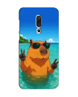 Чехол для Meizu 15 с картинкой «Морская капибара»