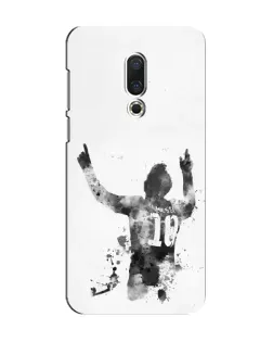 Чохол для Meizu 15 з картинкою «Чорно-білий силует Мессі» Чохол для Meizu 15 з картинкою «Чорно-білий силует Мессі»