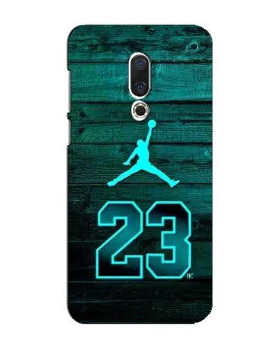 Чехол для Meizu 16 Plus с картинкой «Jordan Cyan 23»