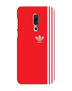 Чехол для Meizu 16 Plus с картинкой «Красный минимализм Adidas»