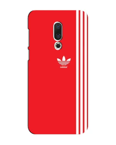 Чехол для Meizu 16 Plus с картинкой «Красный минимализм Adidas»