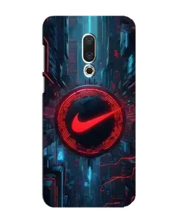 Чехол для Meizu 16 Plus с картинкой «Техногенный стиль Nike»