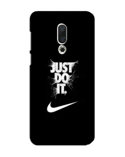 Чехол для Meizu 16 Plus с картинкой «Текстовый принт Nike»