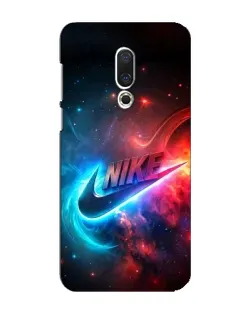 Чехол для Meizu 16 Plus с картинкой «Огненный логотип Nike»