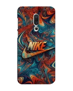 Чехол для Meizu 16 Plus с картинкой «Nike в абстракции»