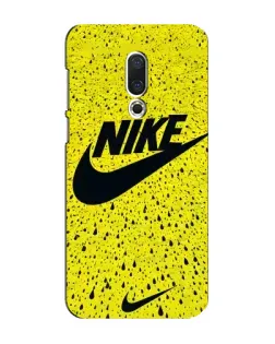 Чехол для Meizu 16 Plus с картинкой «Желтый текстурный Nike»
