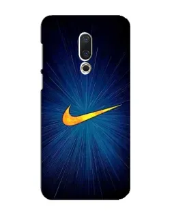 Чехол для Meizu 16 Plus с картинкой «Синий пульс Nike»