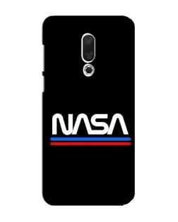 Чехол для Meizu 16 Plus с картинкой «NASA — классика Red Blue»