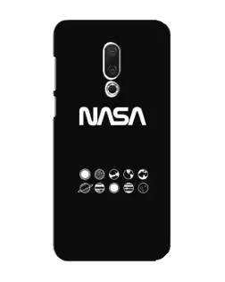 Чехол для Meizu 16 Plus с картинкой «NASA — технический принт»