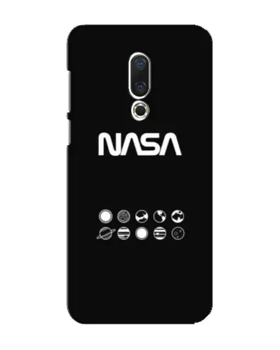 Чехол для Meizu 16 Plus с картинкой «NASA — технический принт»