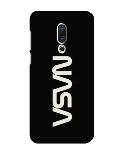 Чехол для Meizu 16 Plus с картинкой «NASA — вертикальный логотип»