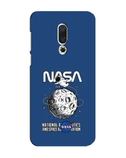 Чехол для Meizu 16 Plus с картинкой «NASA — лунная миссия»
