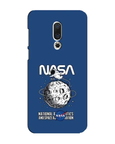 Чехол для Meizu 16 Plus с картинкой «NASA — лунная миссия»