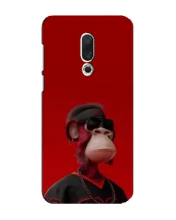 Чехол для Meizu 16 Plus с картинкой «Bored Ape в красном»