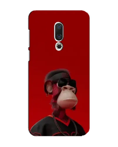 Чехол для Meizu 16 Plus с картинкой «Bored Ape в красном»
