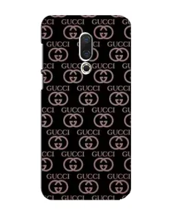 Чехол для Meizu 16 Plus с картинкой «Классическая монограмма Gucci»