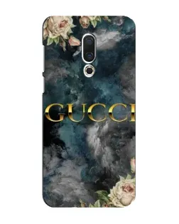 Чехол для Meizu 16 Plus с картинкой «Абстрактные цветы Gucci»