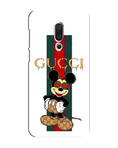 Чехол для Meizu 16 Plus с картинкой «Микки Маус Gucci — полосы»