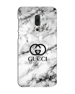 Чехол для Meizu 16 Plus с картинкой «Gucci — мраморный шик»