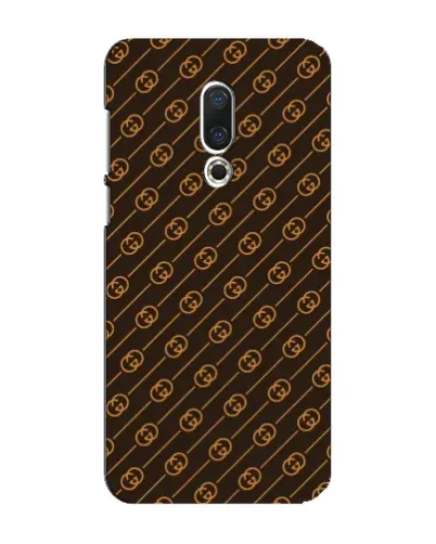 Чехол для Meizu 16 Plus с картинкой «Gucci — золотые диагонали»