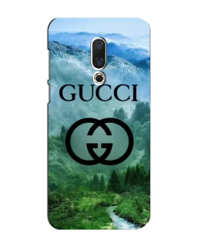 Чехол для Meizu 16 Plus с картинкой «Gucci — горный пейзаж»