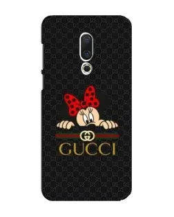 Чехол для Meizu 16 Plus с картинкой «Минни Маус Gucci — черный»