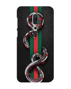 Чехол для Meizu 16 Plus с картинкой «Gucci — змея на полосе»