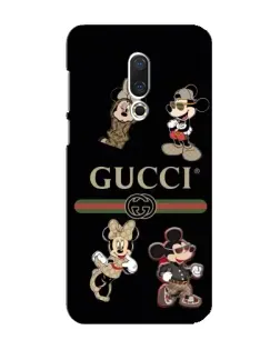 Чехол для Meizu 16 Plus с картинкой «Gucci — герои Disney и монограмма»