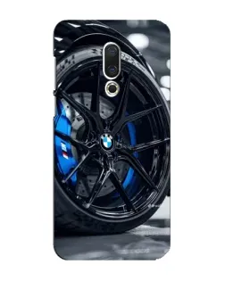 Чехол для Meizu 16 Plus с картинкой «Колесо BMW вблизи»