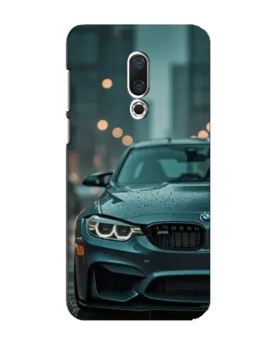 Чехол для Meizu 16 Plus с картинкой «BMW в огнях города» Чехол для Meizu 16 Plus с картинкой «BMW в огнях города»